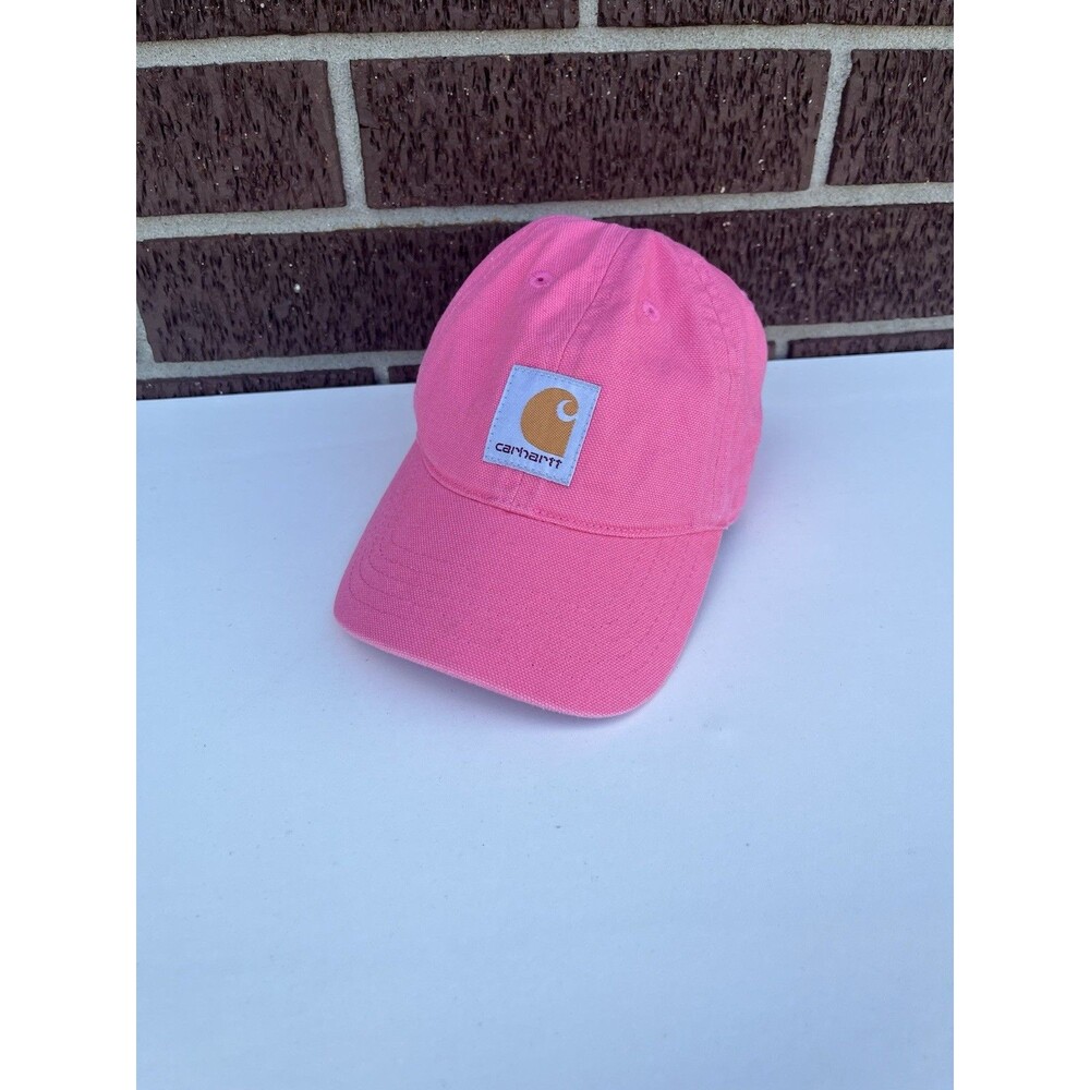 Carhartt Infant Baby Canvas Baseball Hat Cap Pink Elastic Back